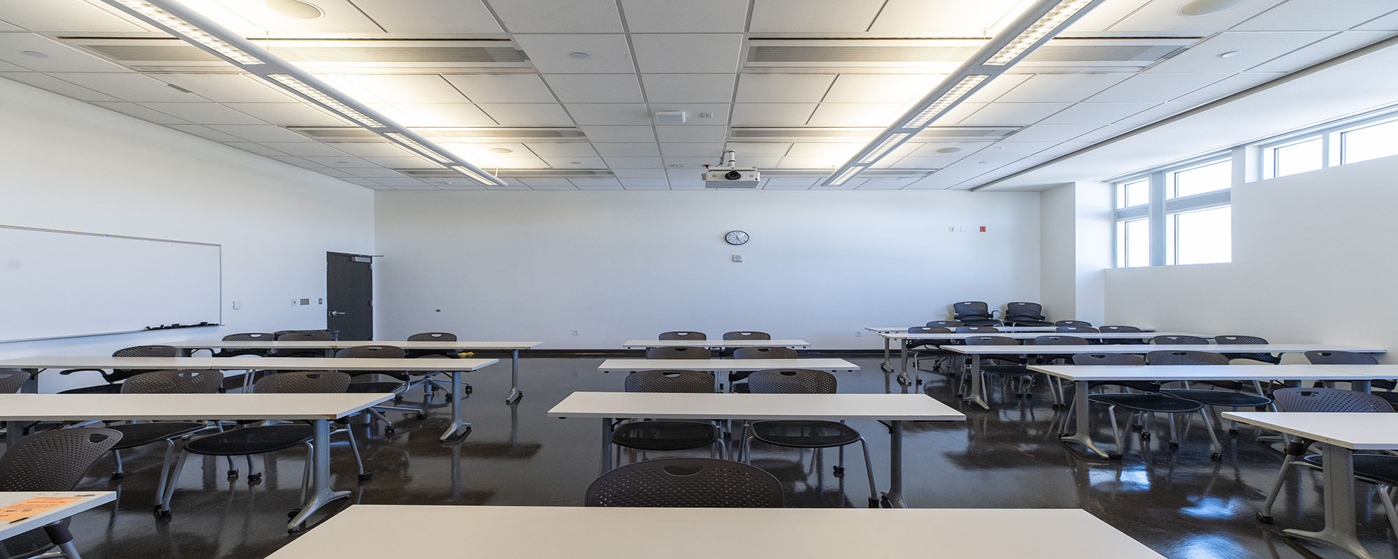 Front view of a UNLV classroom.