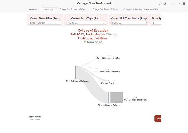 College Flow Dashboard dashboard preview