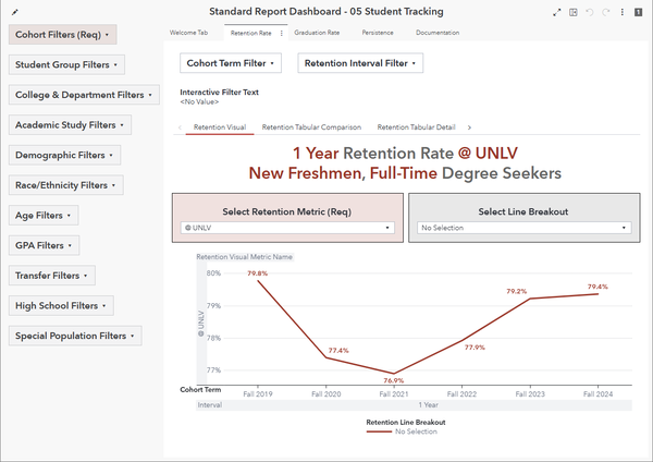 Student Tracking dashboard preview