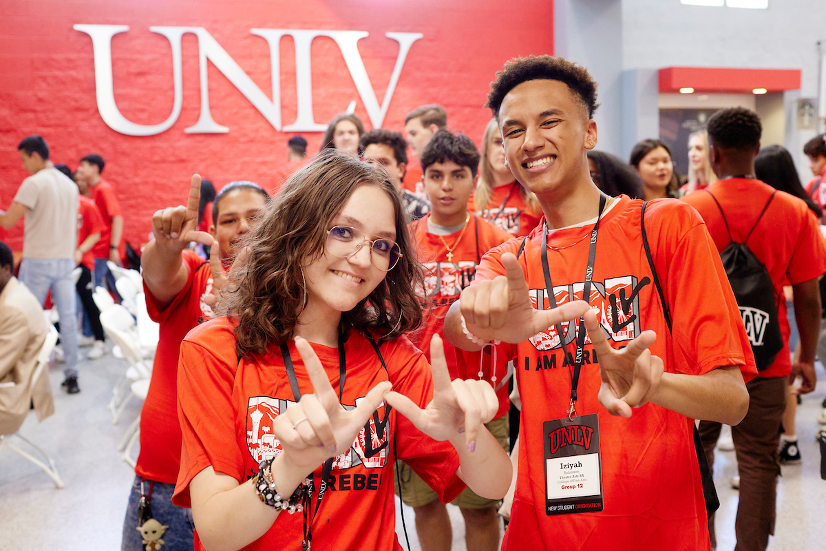 Welcoming incoming students to UNLV with a New Student Orientation event