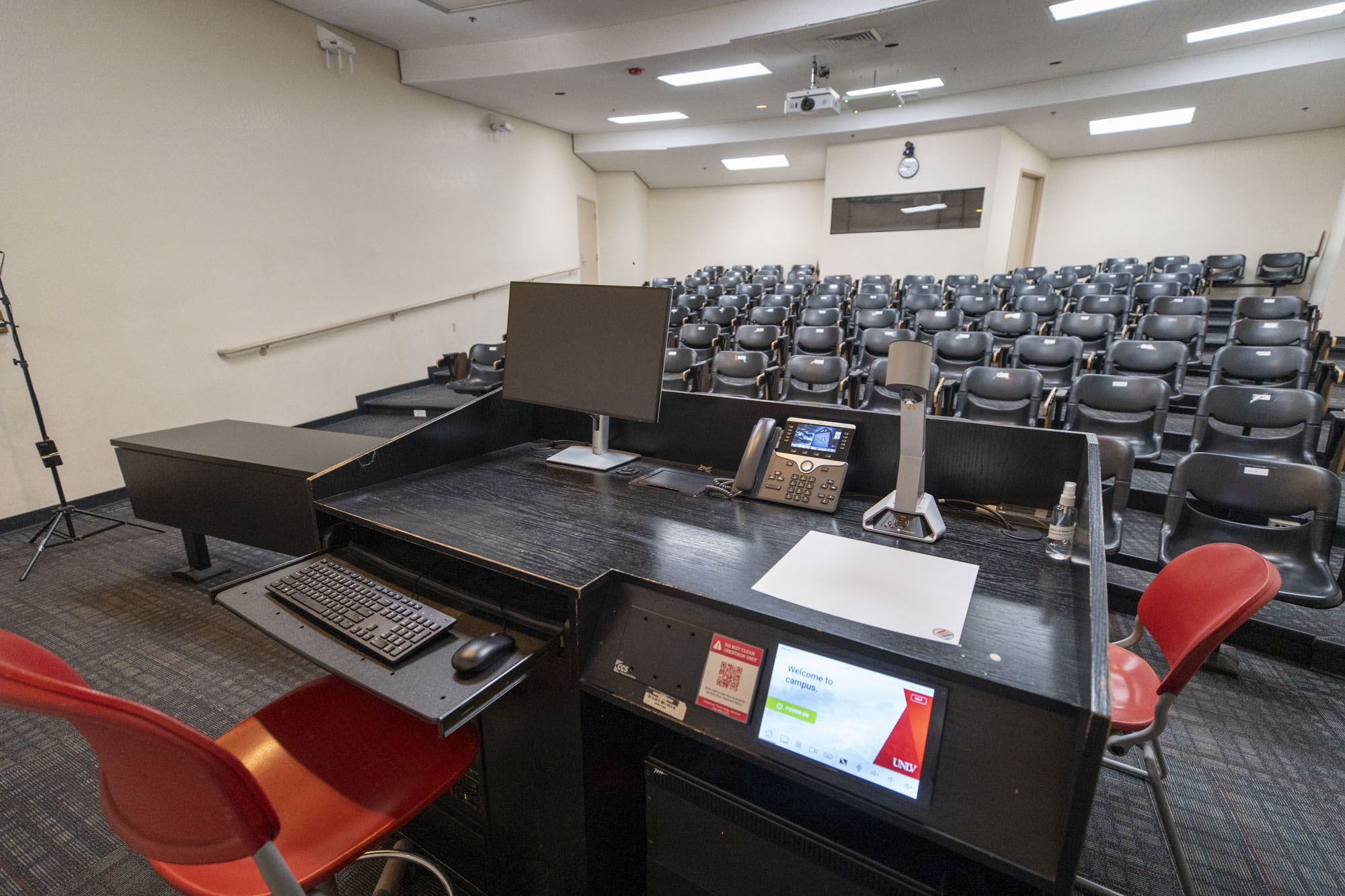 Lectern view